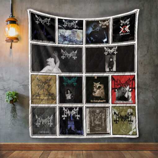 Buy Mayhem Album Covers Quilt Blanket & Quilt Bedding Set