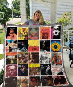 Buy Miles Davis Albums Cover Poster Quilt Blanket & Quilt Bedding Set Ver 2