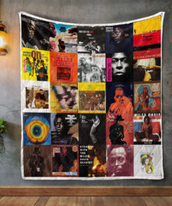 Buy Miles Davis Album Covers Quilt Blanket & Quilt Bedding Set