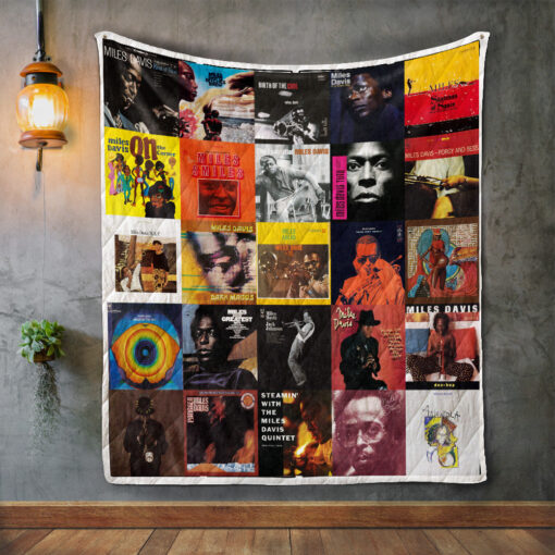 Buy Miles Davis Album Covers Quilt Blanket & Quilt Bedding Set