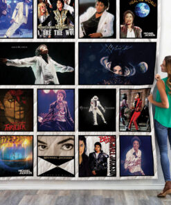 Buy Michael Jackson Album Quilt Blanket & Quilt Bedding Set 02