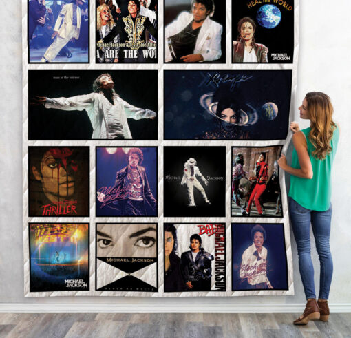 Buy Michael Jackson Album Quilt Blanket & Quilt Bedding Set 02