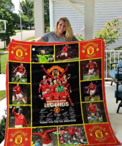 Buy Manchester United All Season Plus Size Quilt Blanket & Quilt Bedding Set