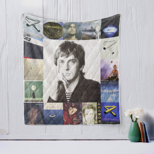 Buy Mike Oldfield Quilt Blanket & Quilt Bedding Set