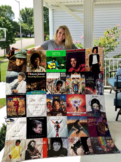 Buy Michael Jackson Quilt Blanket & Quilt Bedding Set 02