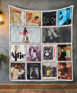 Buy Mick Jagger Album Covers Quilt Blanket & Quilt Bedding Set