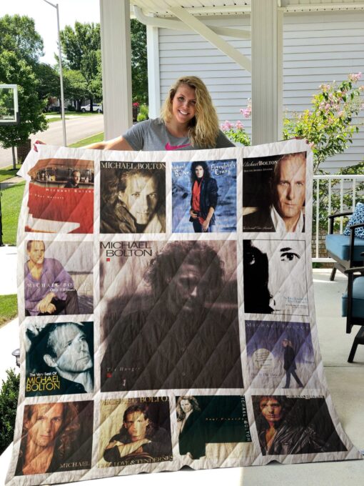 Buy Michael Bolton Albums Quilt Blanket & Quilt Bedding Set Ver 13