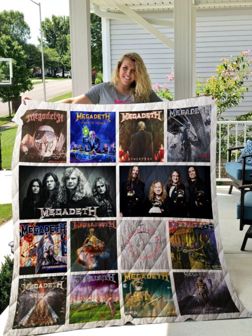 Buy Megadeth Albums Quilt Blanket & Quilt Bedding Set For Fans Ver 14