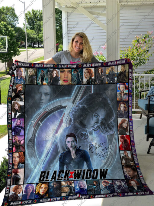 Buy Marvel Black Widow Quilt Blanket & Quilt Bedding Set - Best Gifts For Fans, Birthday