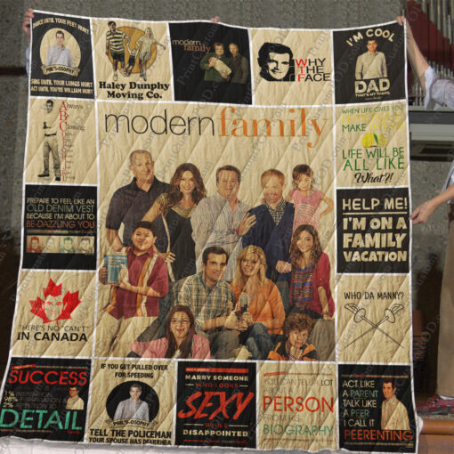 Buy Modern Family T-Shirt Quilt Blanket & Quilt Bedding Set