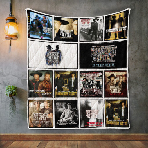 Buy Montgomery Gentry Album Covers Quilt Blanket & Quilt Bedding Set