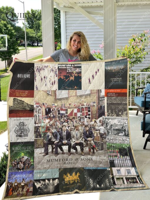 Buy Mumford &Amp;Amp; Sons Albums Quilt Blanket & Quilt Bedding Set For Fans Ver 17