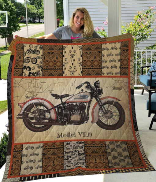 Buy Motorcycles Pattern Quilt Blanket & Quilt Bedding Set Great Customized Gifts For Birthday Christmas Thanksgiving Perfect Gifts For Motorcycle Lover