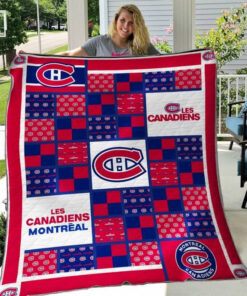 Buy Montreal Canadiens Quilt Blanket & Quilt Bedding Set 01 - Meteew