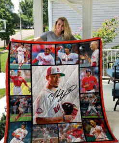 Buy Mookie Betts Quilt Blanket & Quilt Bedding Set 01