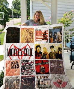 Buy Motley Crue Albums Quilt Blanket & Quilt Bedding Set For Fans Ver 14