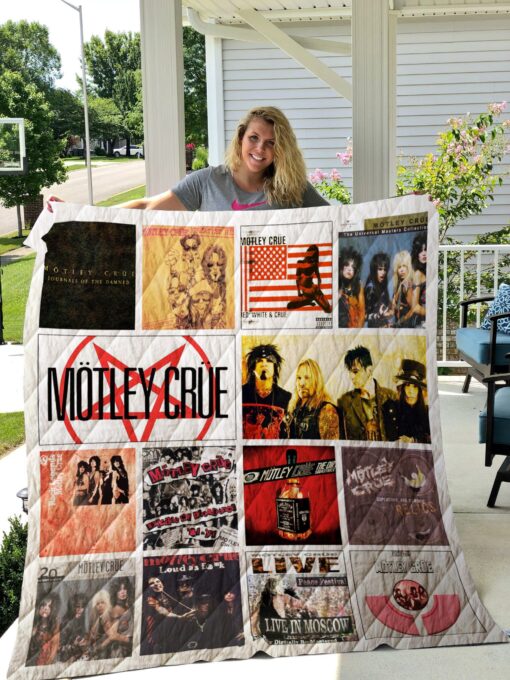 Buy Motley Crue Albums Quilt Blanket & Quilt Bedding Set For Fans Ver 14