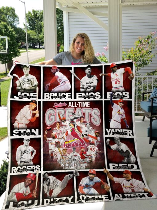 Buy Mlb � St. Louis Cardinals Quilt Blanket & Quilt Bedding Set 02 - Meteew