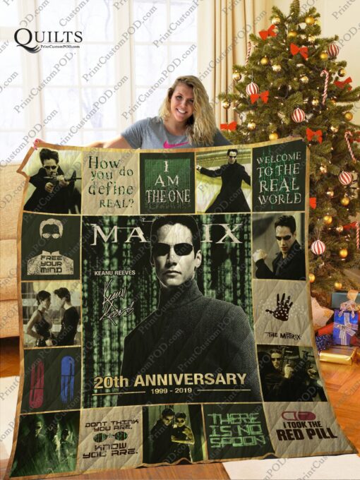 Buy Mofi -The Matrix Trilogy Quilt Blanket & Quilt Bedding Set Ver 3