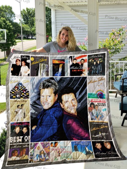 Buy Modern Talking Albums Cover Poster Quilt Blanket & Quilt Bedding Set Ver 2