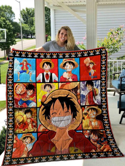 Buy Monkey D. Luffy Quilt Blanket & Quilt Bedding Set 01