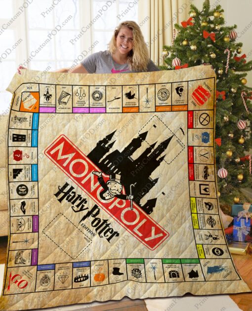 Buy Monopoly Harry Potter Christmas Quilt Blanket & Quilt Bedding Set