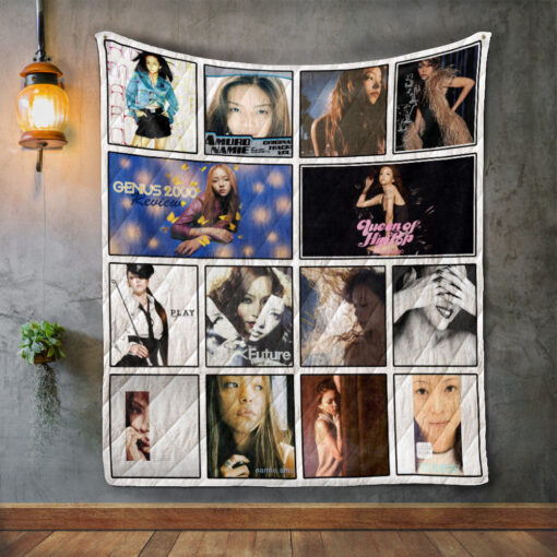 Buy Namie Amuro Album Covers Quilt Blanket & Quilt Bedding Set