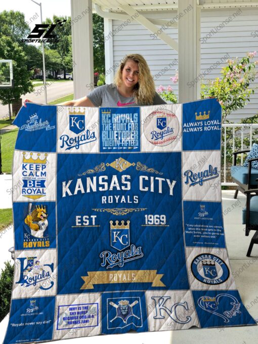 Buy Mlb � Kansas City Royals Quilt Blanket & Quilt Bedding Set - Meteew