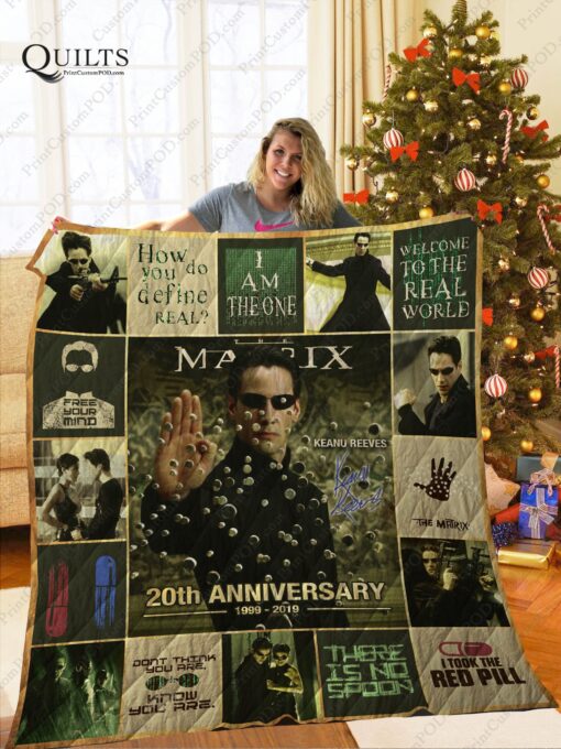 Buy Mofi -The Matrix Trilogy Quilt Blanket & Quilt Bedding Set Ver 1