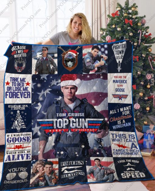 Buy Mofi -Top Gun Christmas Quilt Blanket & Quilt Bedding Set