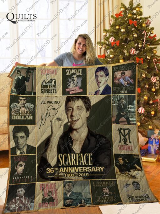 Buy Mofi -Scarface Quilt Blanket & Quilt Bedding Set Ver 2