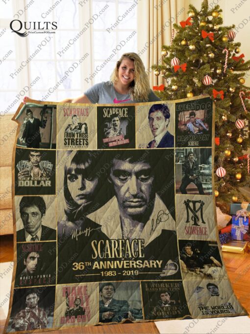 Buy Mofi -Scarface Quilt Blanket & Quilt Bedding Set Ver 1