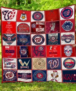 Buy Mlb Washington Nationals Quilt Blanket & Quilt Bedding Set