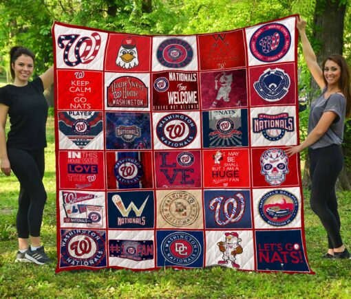 Buy Mlb Washington Nationals Quilt Blanket & Quilt Bedding Set