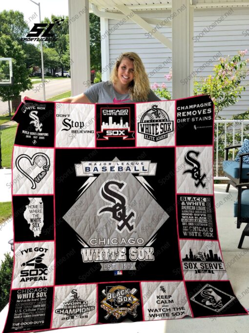 Buy Mlb � Chicago White Sox Quilt Blanket & Quilt Bedding Set - Meteew