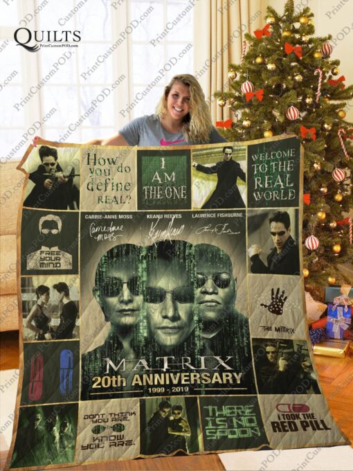 Buy Mofi -The Matrix Trilogy Quilt Blanket & Quilt Bedding Set Ver 2