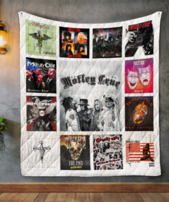 Buy Motley Crue Album Covers Quilt Blanket & Quilt Bedding Set