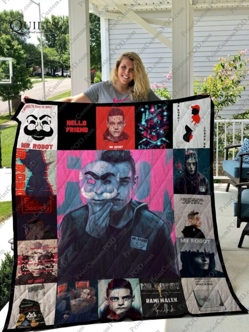 Buy Mr. Robot Quilt Blanket & Quilt Bedding Set For Fans