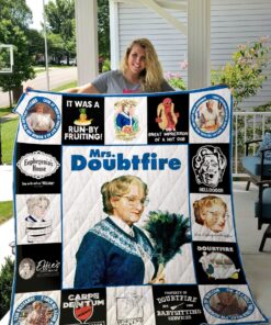 Buy Mrs. Doubtfire Quilt Blanket & Quilt Bedding Set For Fans Ver 17