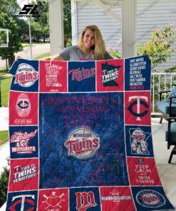 Buy Mlb � Minnesota Twins Quilt Blanket & Quilt Bedding Set - Meteew