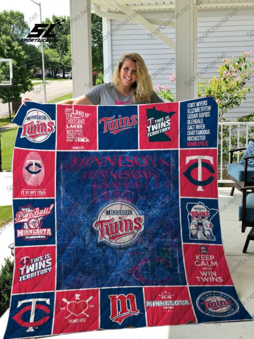 Buy Mlb � Minnesota Twins Quilt Blanket & Quilt Bedding Set - Meteew