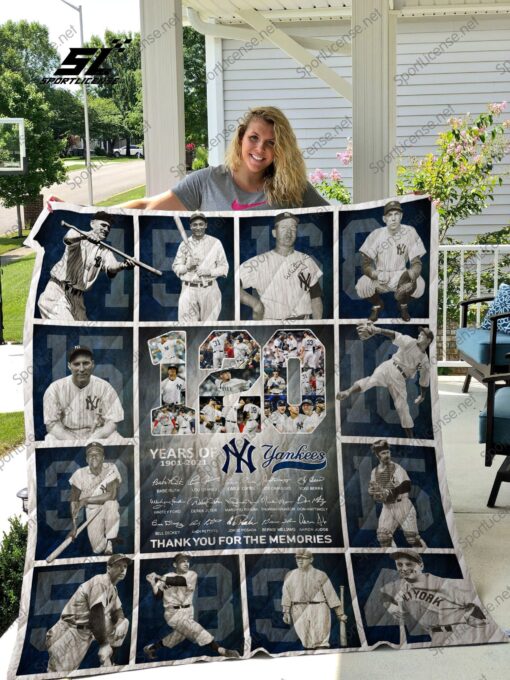 Buy Mlb � New York Yankees Quilt Blanket & Quilt Bedding Set - Meteew