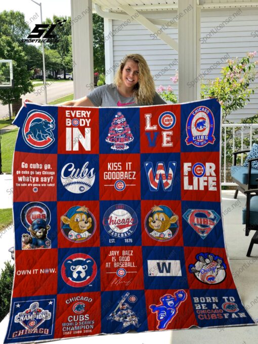 Buy Mlb � Chicago Cubs Quilt Blanket & Quilt Bedding Set - Meteew