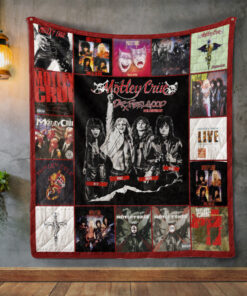 Buy Motley Crue Style 3 Album Covers Quilt Blanket & Quilt Bedding Set