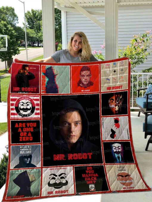 Buy Mr. Robot Quilt Blanket & Quilt Bedding Set 01