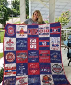 Buy Montreal Canadiens Quilt Blanket & Quilt Bedding Set Ver 25