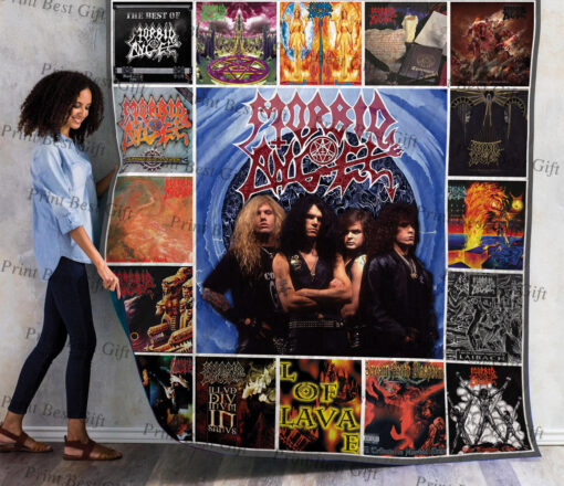 Buy Morbid Angel Albums Cover Poster Quilt Blanket & Quilt Bedding Set