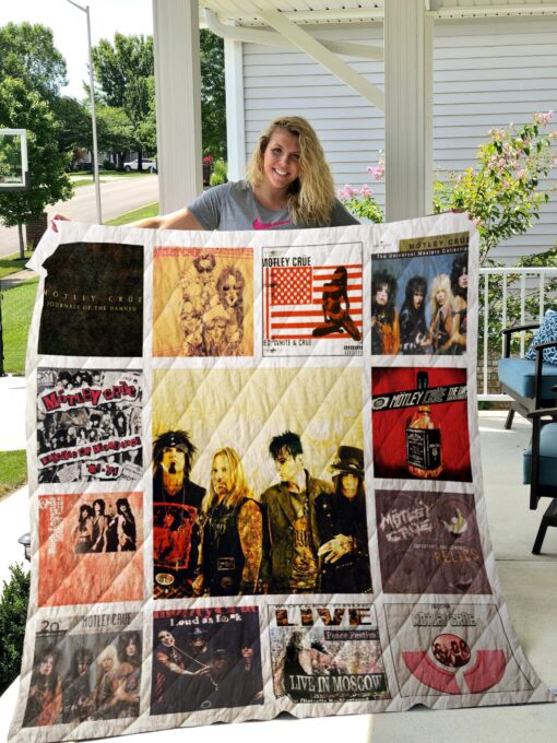 Buy Motley Crue Albums Quilt Blanket & Quilt Bedding Set For Fans Ver 13