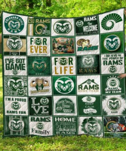 Buy Ncaa Colorado State Rams Quilt Blanket & Quilt Bedding Set #1409