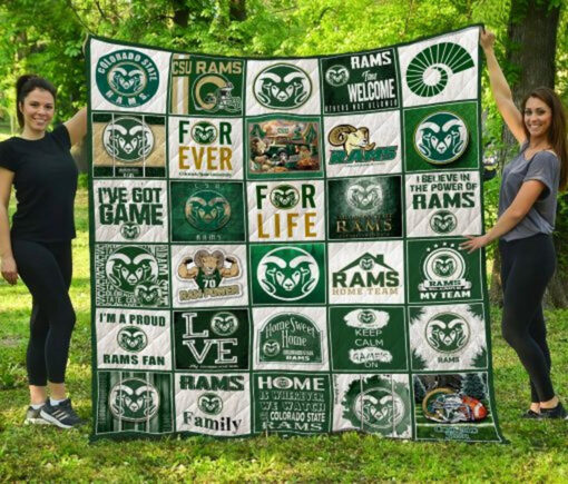 Buy Ncaa Colorado State Rams Quilt Blanket & Quilt Bedding Set #1409